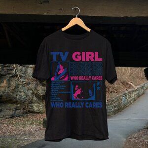 TV Girl “Who Really Cares” T-Shirt – Indie Pop Band Graphic Tee
